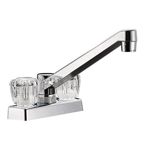 Dura Faucet DF-PK640 4" RV Kitchen, Galley, or Bar Faucet - with Acrylic Knobs - image 1