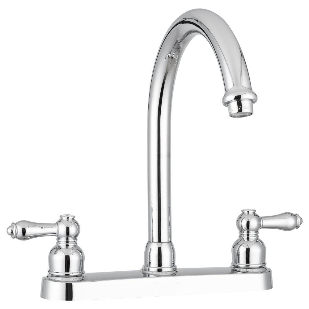 Dura Faucet DF-PK340L Non-Metallic J-Spout RV Kitchen Faucet - Replacement Faucet for Motorhomes, 5th Wheel, Trailer, Camper - image 1