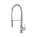 Swivel High-Arc Spring RV Kitchen Faucet with Pull-Down Sprayer (DF-MK504SLK)