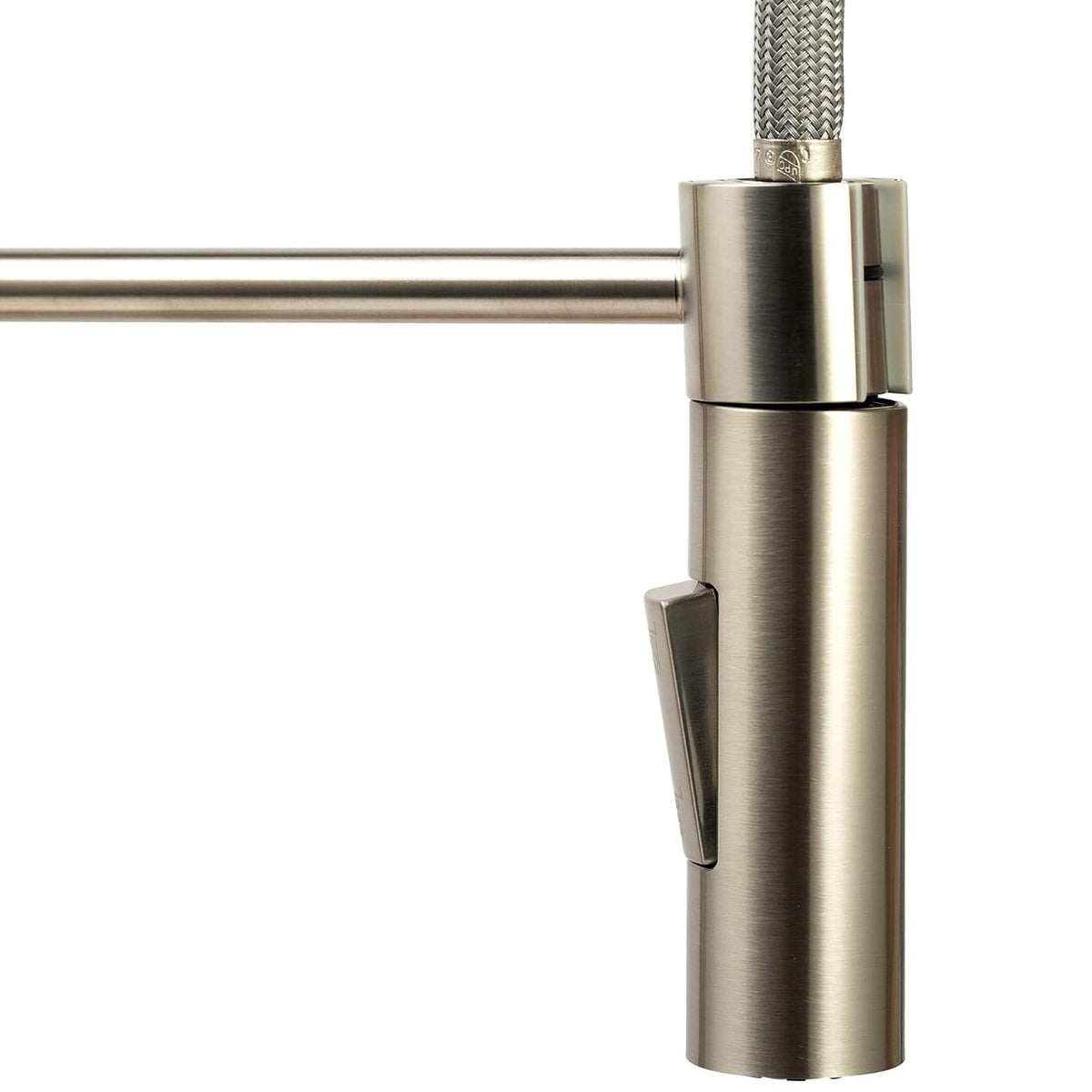 Swivel High-Arc Spring RV Kitchen Faucet with Pull-Down Sprayer (DF-MK504SLK)