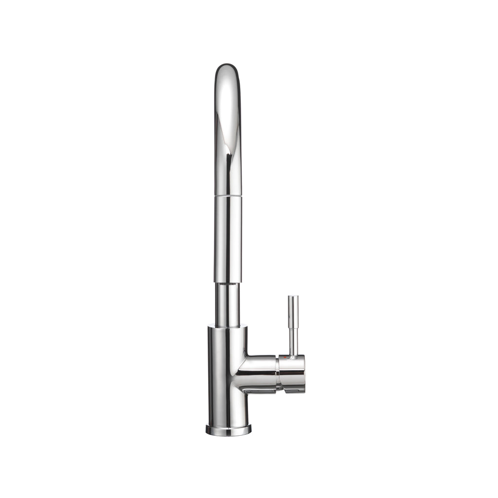 Dura Faucet DF-MK530SLK RV Streamline Single Handle Pull-Down Kitchen Sink Faucet - Optional Deck Plate (NEW) - Chrome Polished