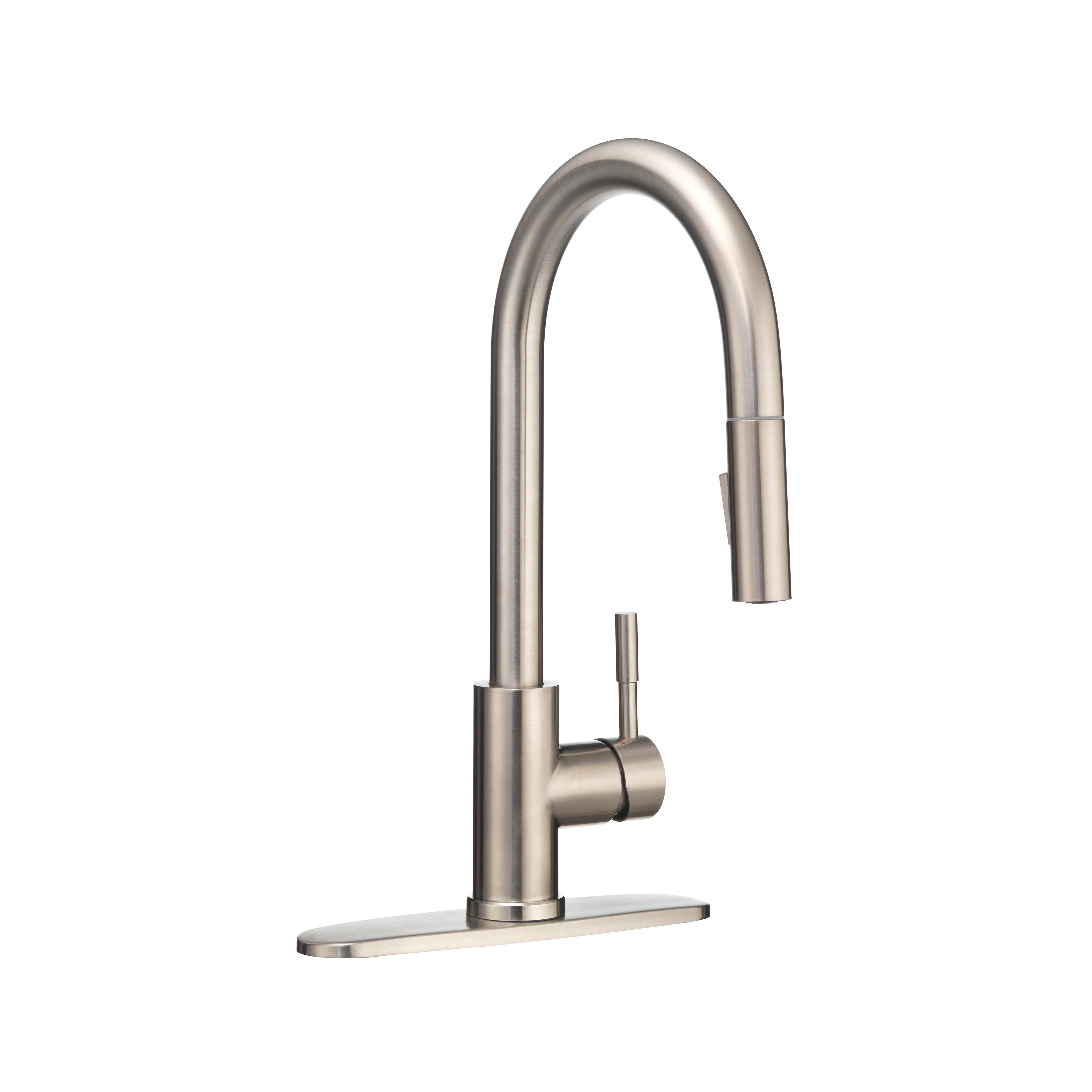 Brushed Satin Nickel with Optional Deck Plate