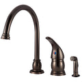 Gooseneck RV Kitchen Faucet with Side Sprayer (DF-NMK301)