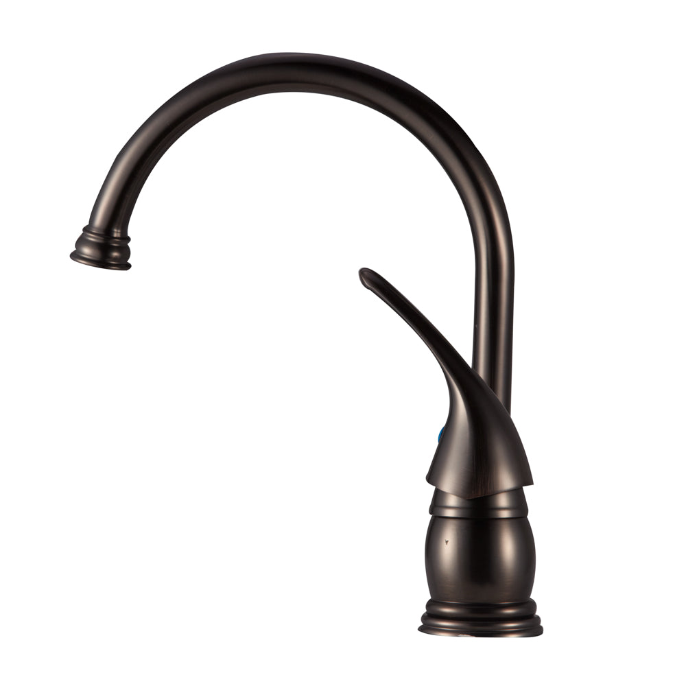 Dura Faucet DF-NMK301 RV Gooseneck Kitchen Sink Faucet with Matching Side Sprayer - image 8