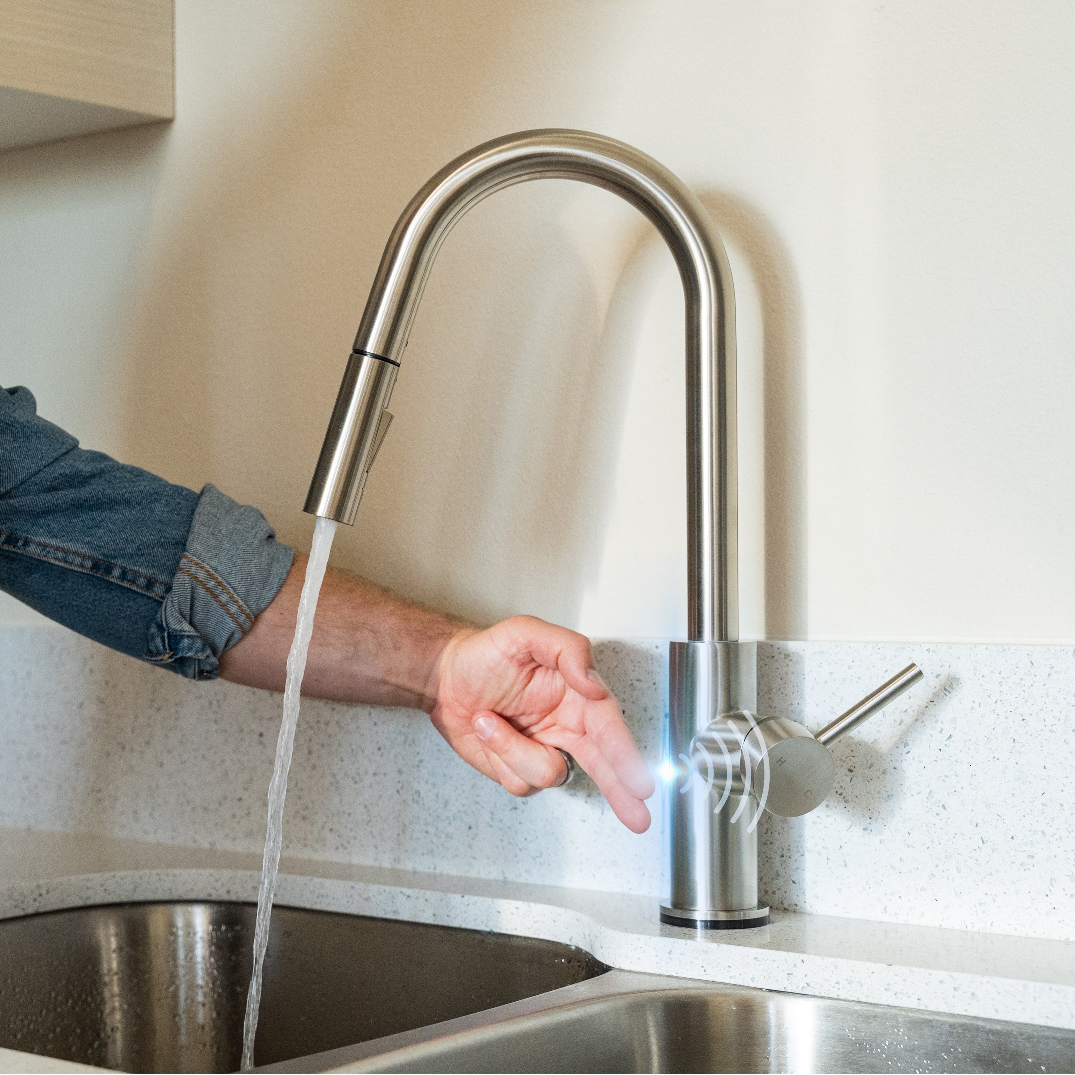 Dura Faucet DF-NMK540 RV Streamline Touch Sensor Pull-Down Kitchen Sink Faucet - image 5