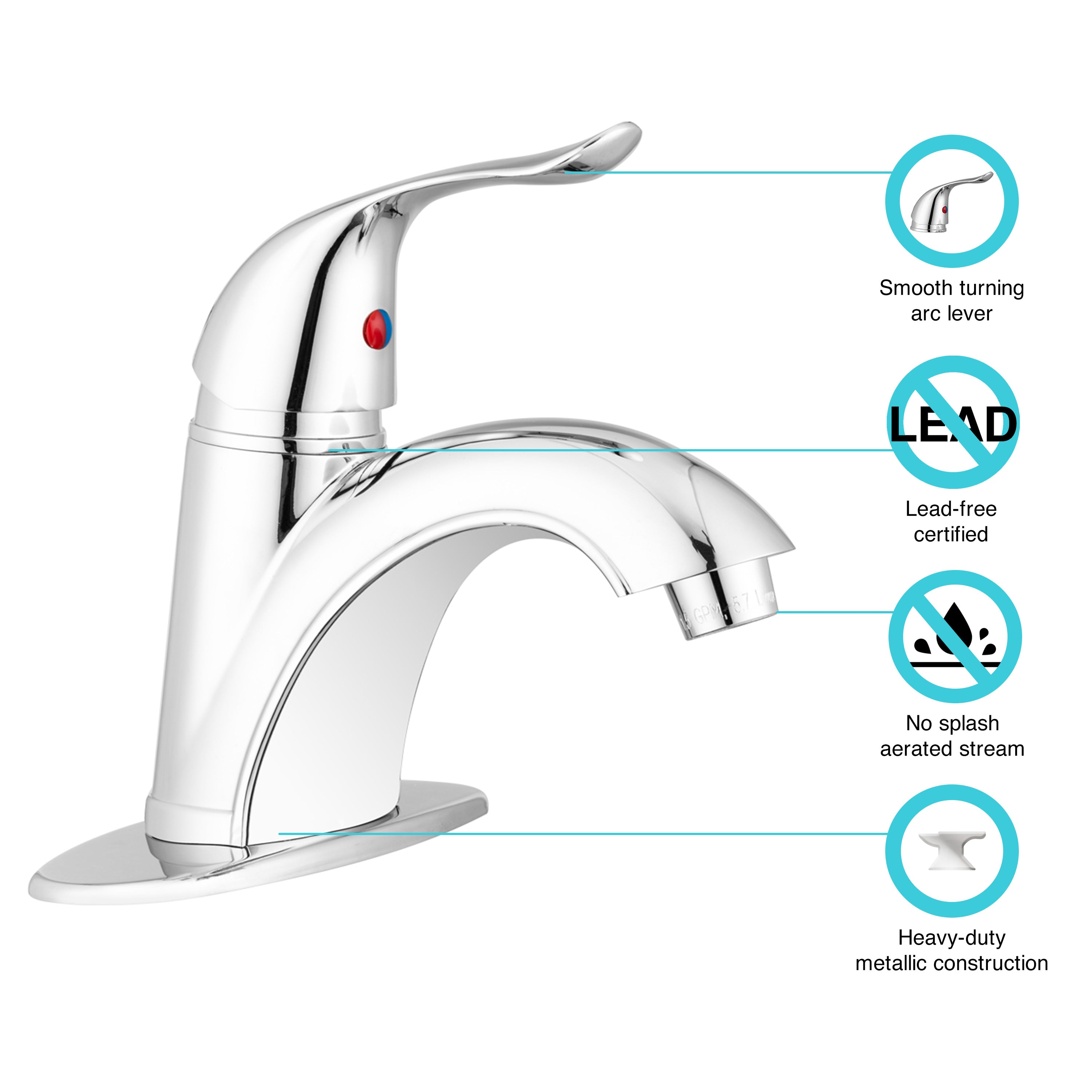Dura Faucet DF-NML202 RV Classic Bathroom Faucet - image 2