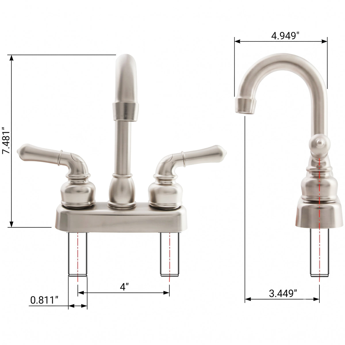 Classical RV Bar Faucet (DF-PB150C)