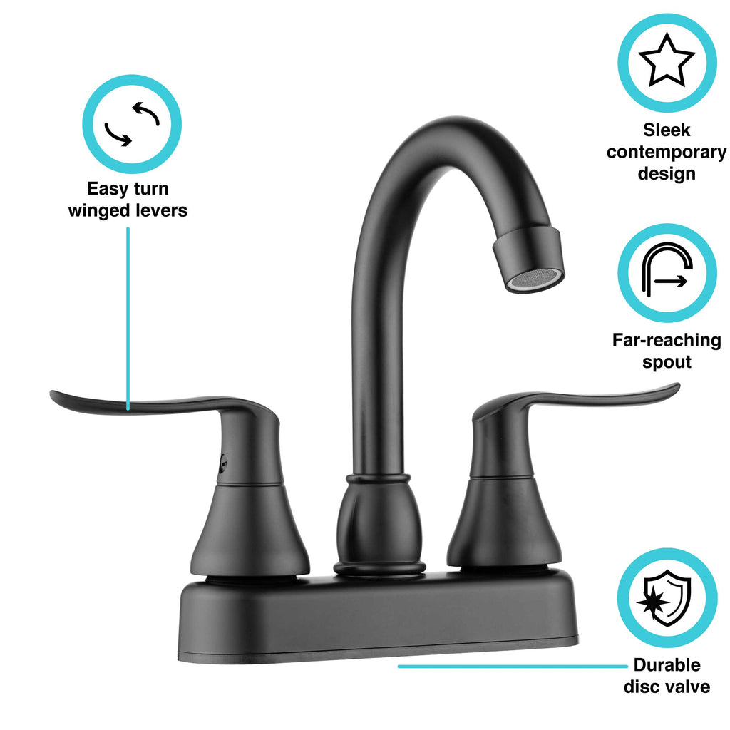 Dura Faucet DF-PB155LH RV Swivel Bar Faucet with Classical Lever - image 2