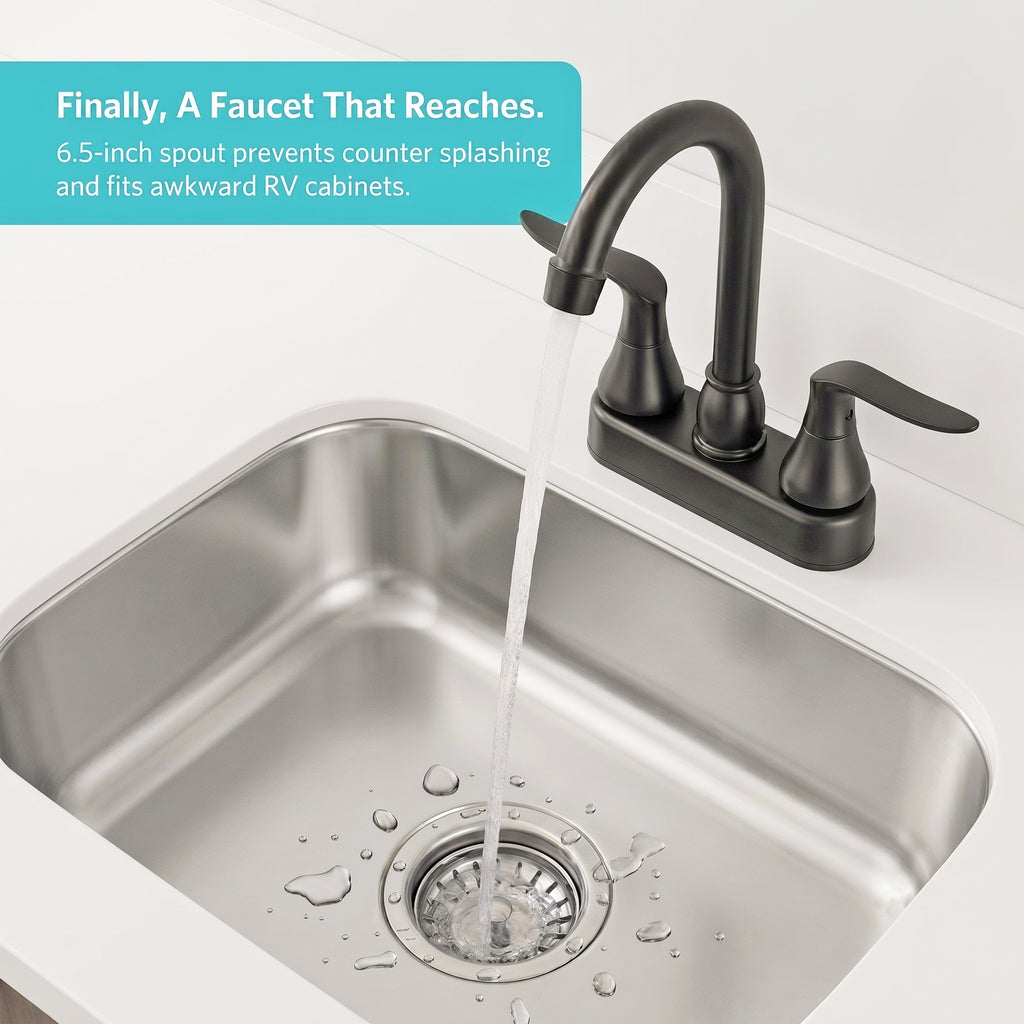 Swivel RV Bar Faucet with Classical Lever (DF-PB155LH)