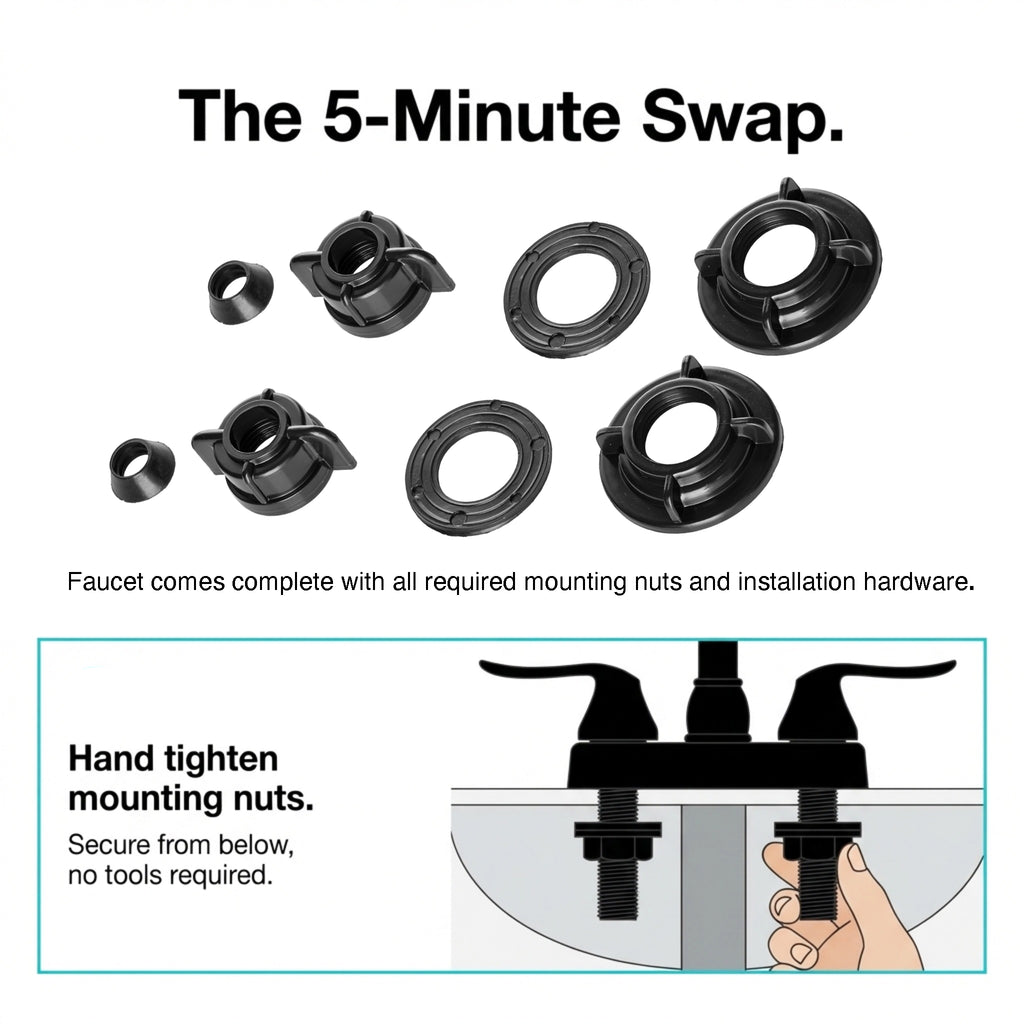 Swivel RV Bar Faucet with Classical Lever (DF-PB155LH)