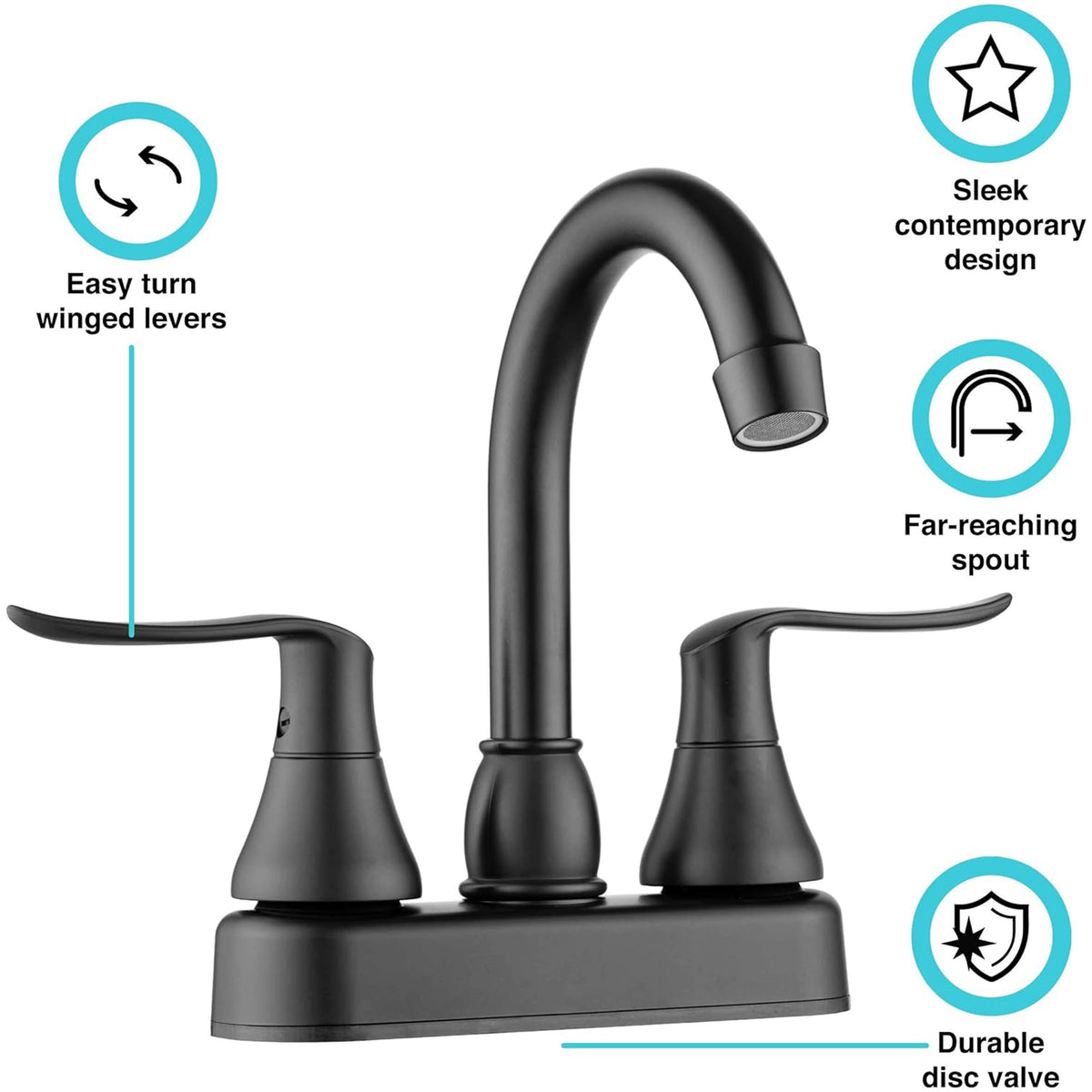 Swivel RV Bar Faucet with Classical Lever (DF-PB155LH)