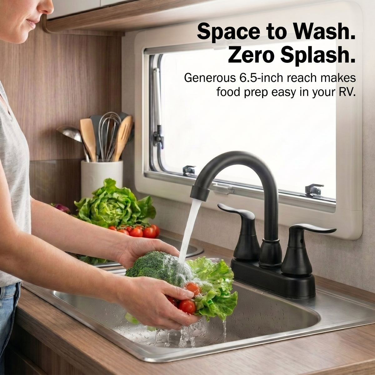 Swivel RV Bar Faucet with Classical Lever (DF-PB155LH)