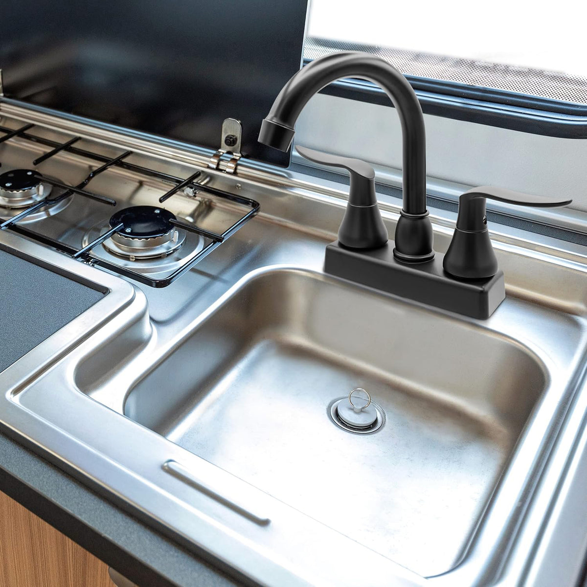 Swivel RV Bar Faucet with Classical Lever (DF-PB155LH)