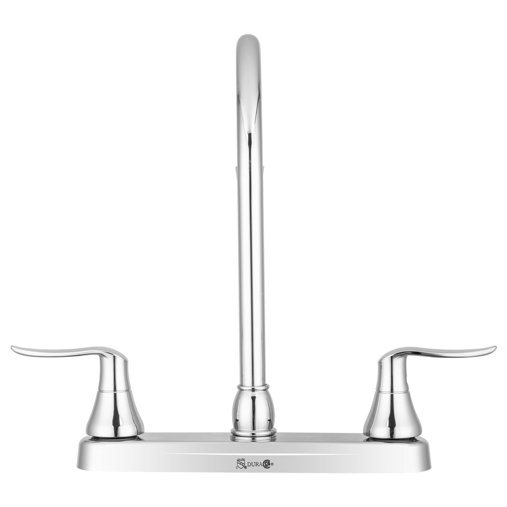 Dura Faucet DF-PK330HLH Elegant J-Spout RV Kitchen Faucet for Motorhomes, 5th Wheels, Trailers, and Campers - image 7