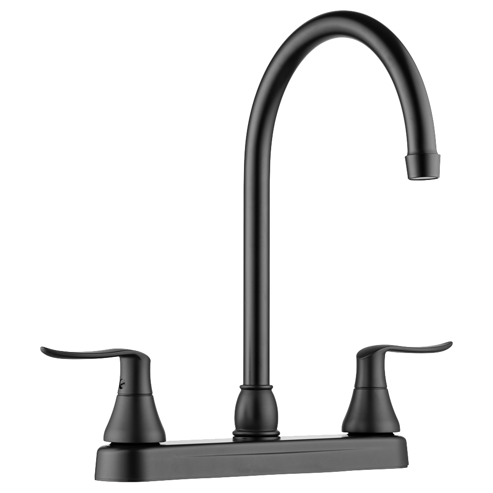 Dura Faucet DF-PK330HLH Elegant J-Spout RV Kitchen Faucet for Motorhomes, 5th Wheels, Trailers, and Campers - image 3