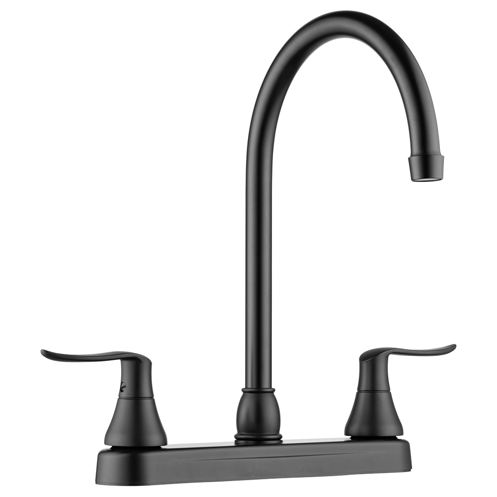 Dura Faucet DF-PK330HLH Elegant J-Spout RV Kitchen Faucet for Motorhomes, 5th Wheels, Trailers, and Campers - image 12