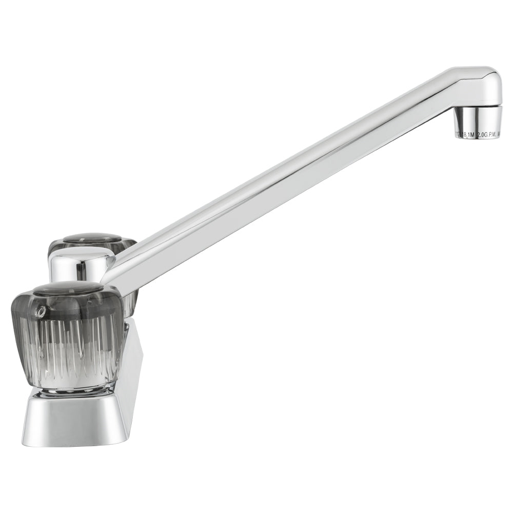 Dura Faucet DF-PK600S Two Handle RV Kitchen Faucet - Smoked Knobs - image 15