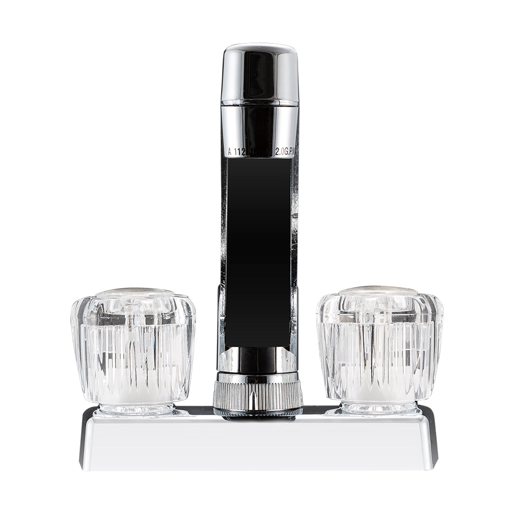 Dura Faucet DF-PK640 4" RV Kitchen, Galley, or Bar Faucet - with Acrylic Knobs - image 5
