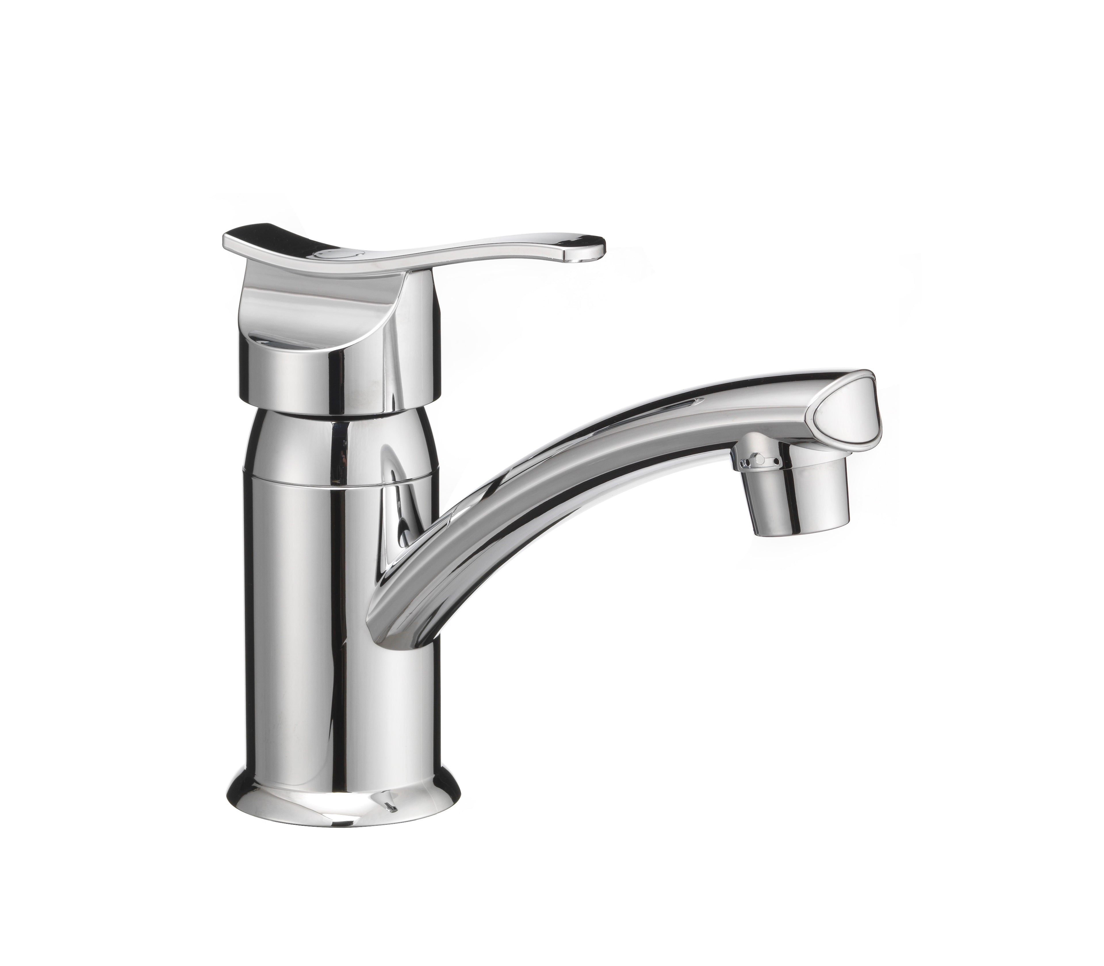 Dura Faucet DF-PL200 RV Streamline Single Lever Centerset Lavatory Sink Faucet - Chrome Polished
