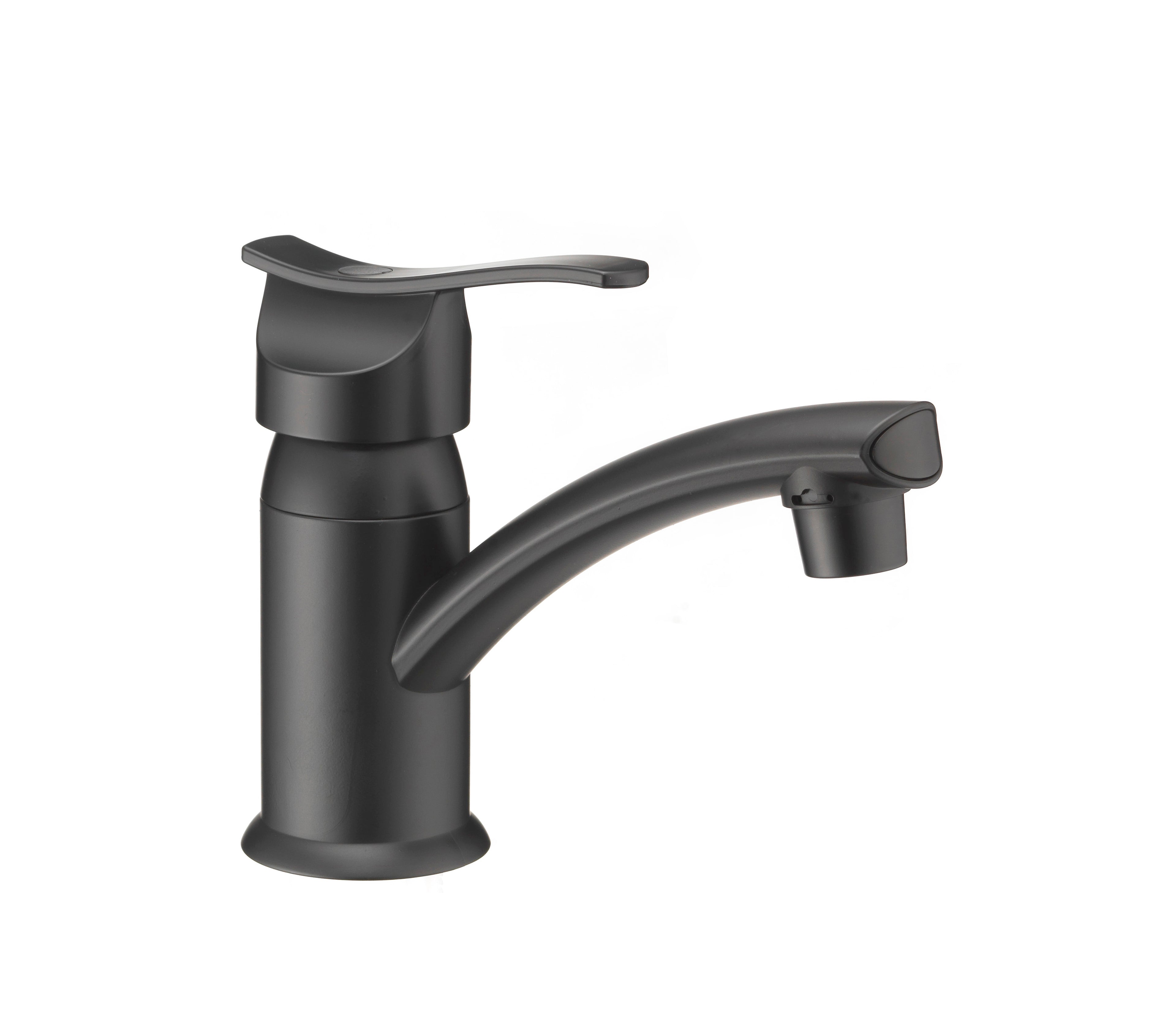 Dura Faucet DF-PL200 RV Streamline Single Lever Centerset Lavatory Sink Faucet - Matte Black