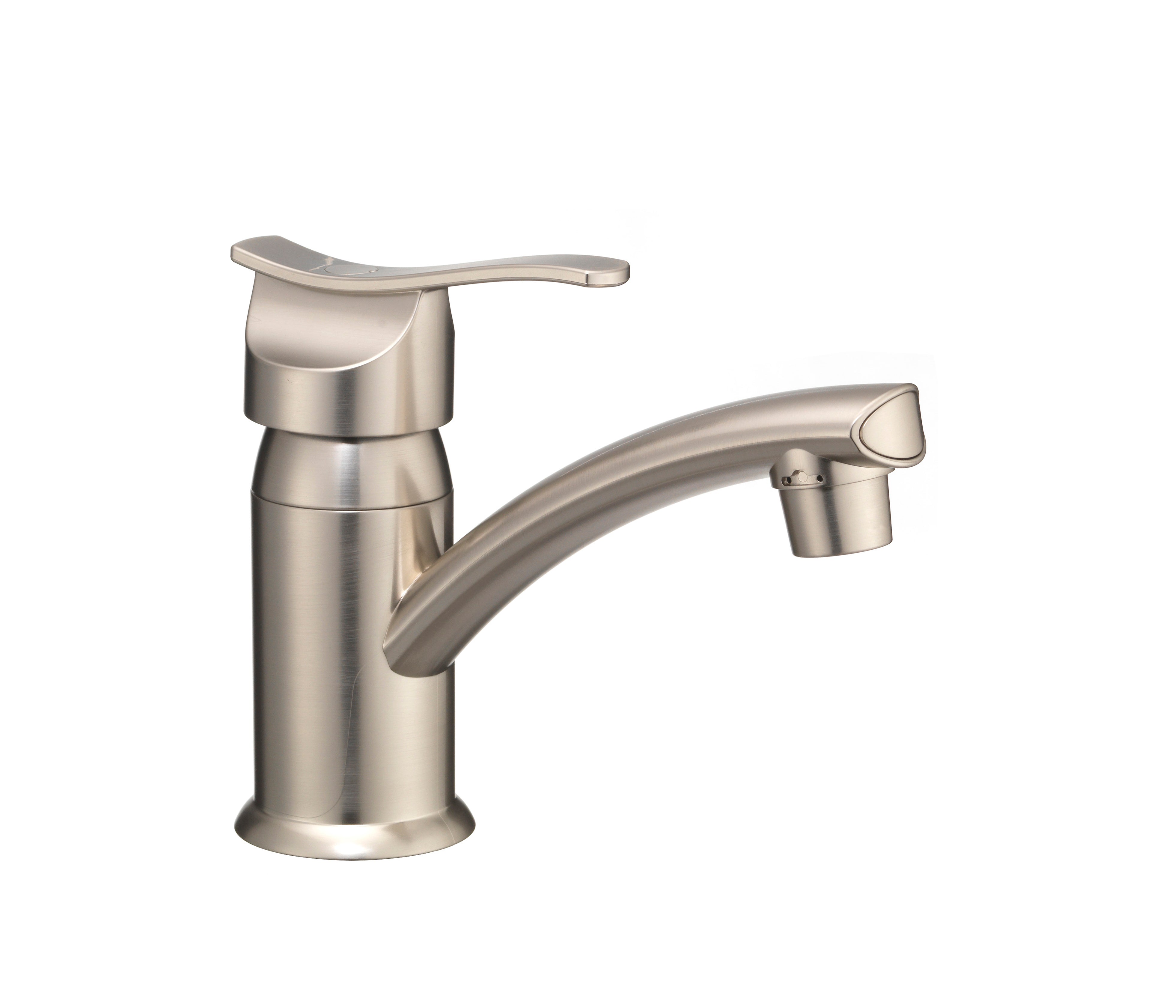 Dura Faucet DF-PL200 RV Streamline Single Lever Centerset Lavatory Sink Faucet - Brushed Satin Nickel