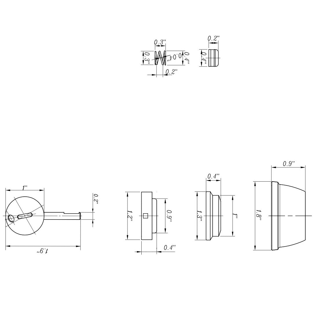 Dura Faucet DF-RK650 RV Stainless Steel Ball Valve Replacement Kit - image 4