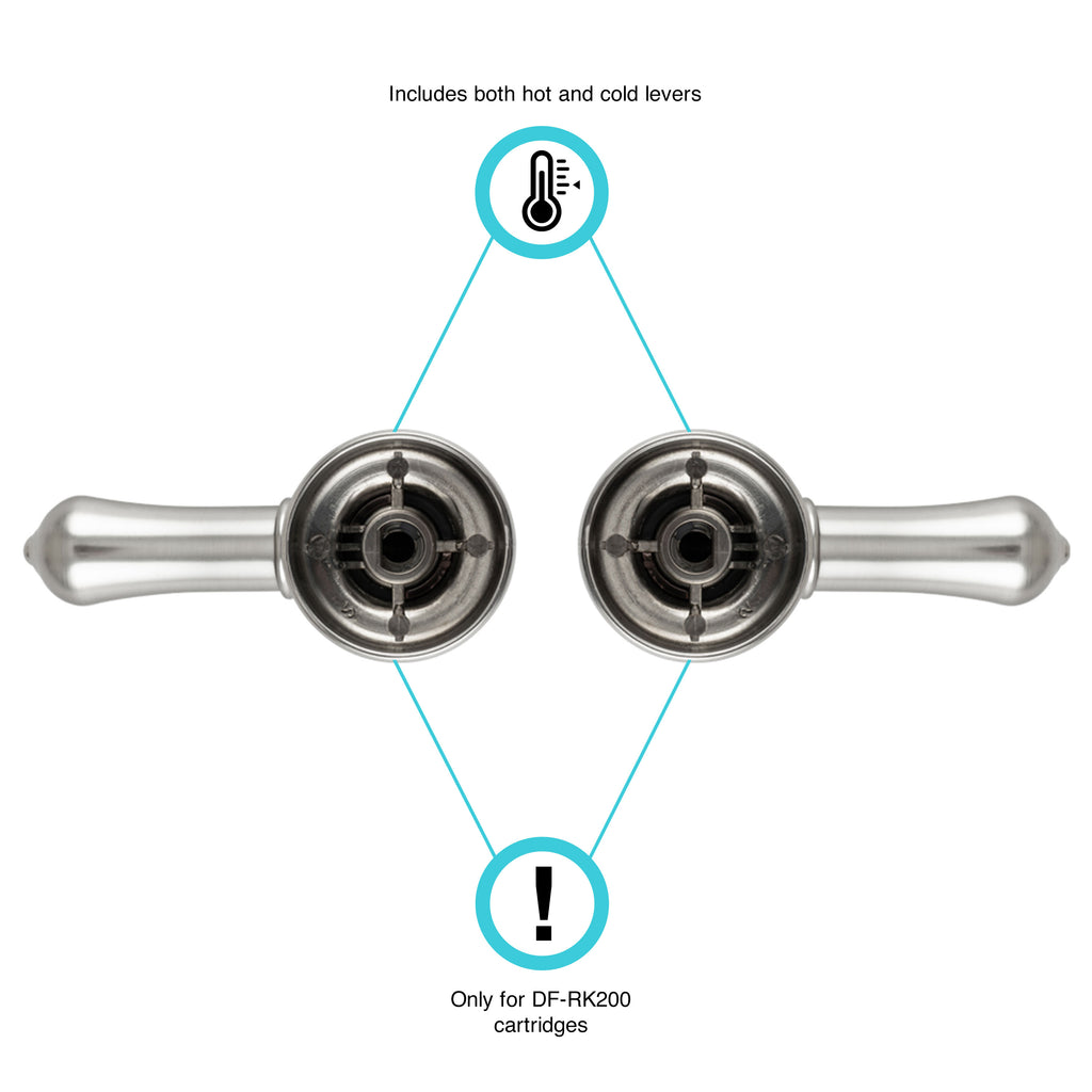 Dura Faucet DF-RKC RV Classical Lever Handles - image 2