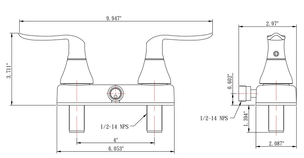 Dura Faucet DF-SA100LH Elegant RV Shower Faucet Valve Diverter for Motorhomes, 5th Wheels, Trailers, and Campers - image 3