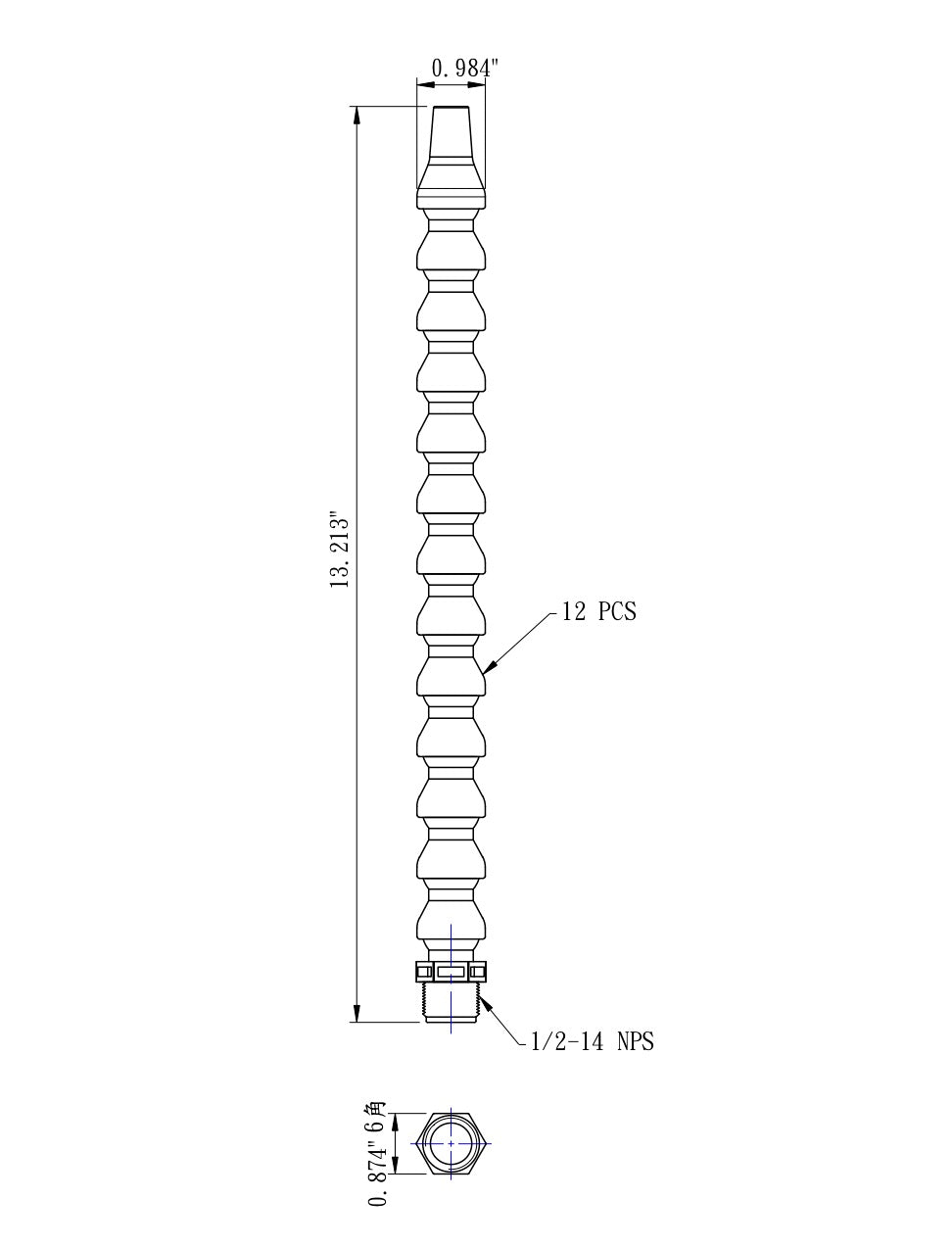 Dura Faucet DF-SA183 RV Exterior Quick Connect Flexible Spout - image 5