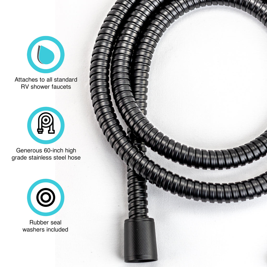 Dura Faucet DF-SA400K RV Hand Held Shower Head and Hose Replacement Kit - image 13