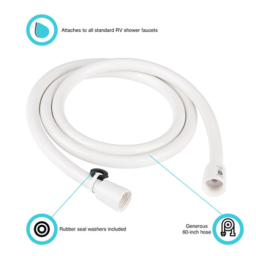 Dura Faucet DF-SA230 60" Vinyl RV Shower Hose - image 2