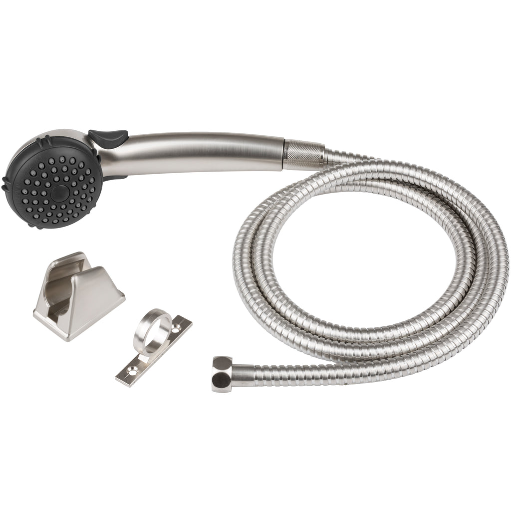 Dura Faucet DF-SA400K RV Hand Held Shower Head and Hose Replacement Kit - Satin Nickel