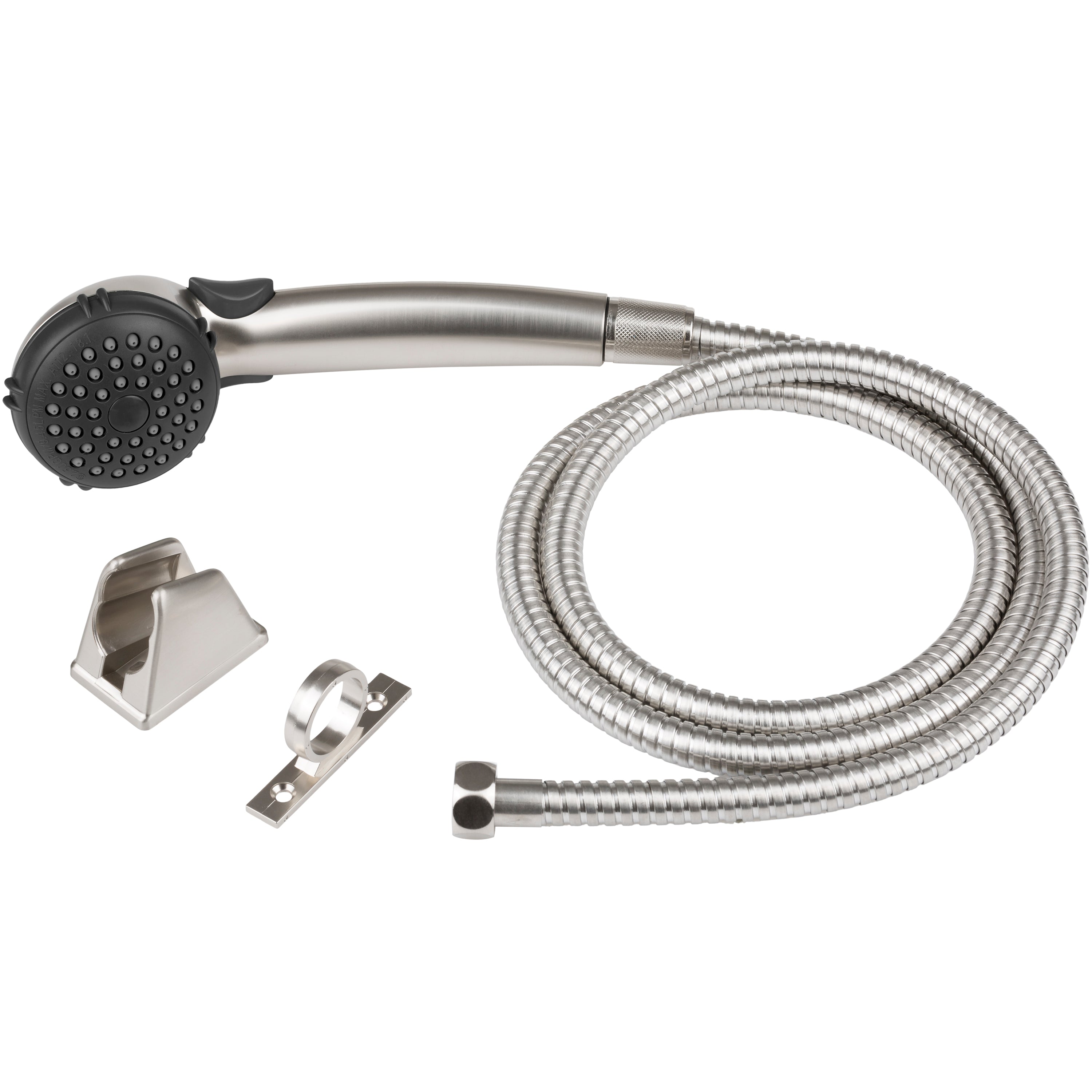 Dura Faucet DF-SA400K RV Hand Held Shower Head and Hose Replacement Kit - Satin Nickel