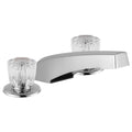 Dura Faucet DF-SA630A-CP RV Economical Widespread Garden Tub Filler Faucet - Crystal Acrylic Knobs (Chrome Polished) - image 1