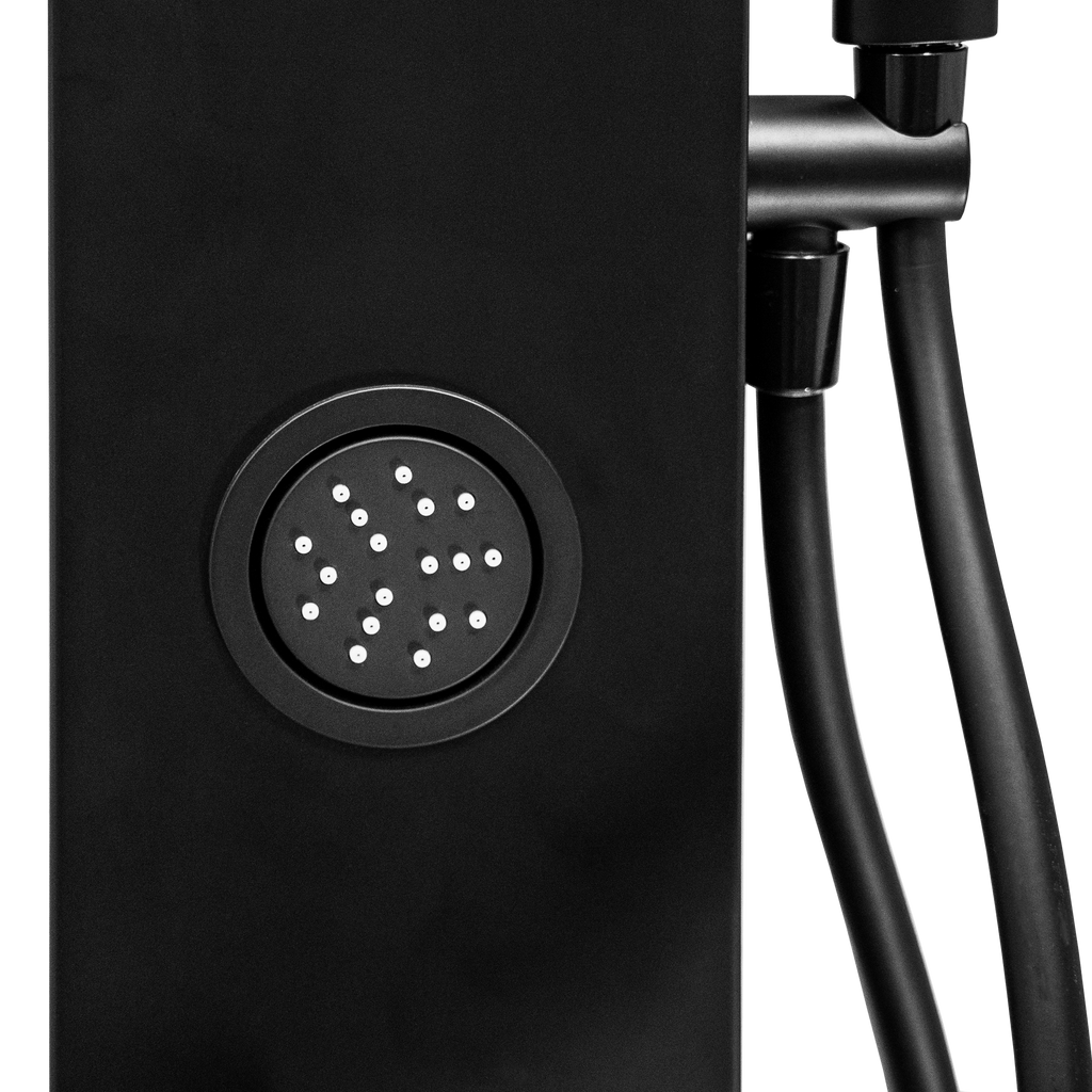 Dura Faucet DF-SA913-MB RV Shower Panel Column – 4 Spray Options – Adjustable Body Sprayers & Handheld Wand – Easy Install with Water-Saving RV Shower System - image 9