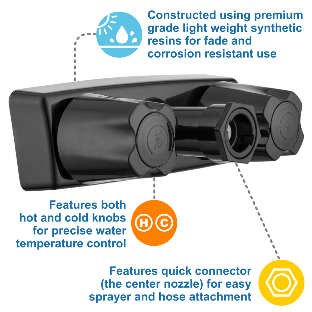 Dura Faucet DF-SA180 RV Exterior Quick Connect Faucet - image 2