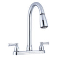 Dura Faucet DF-PK350L Non-Metallic Dual Lever Pull-Down RV Kitchen Faucet - image 1