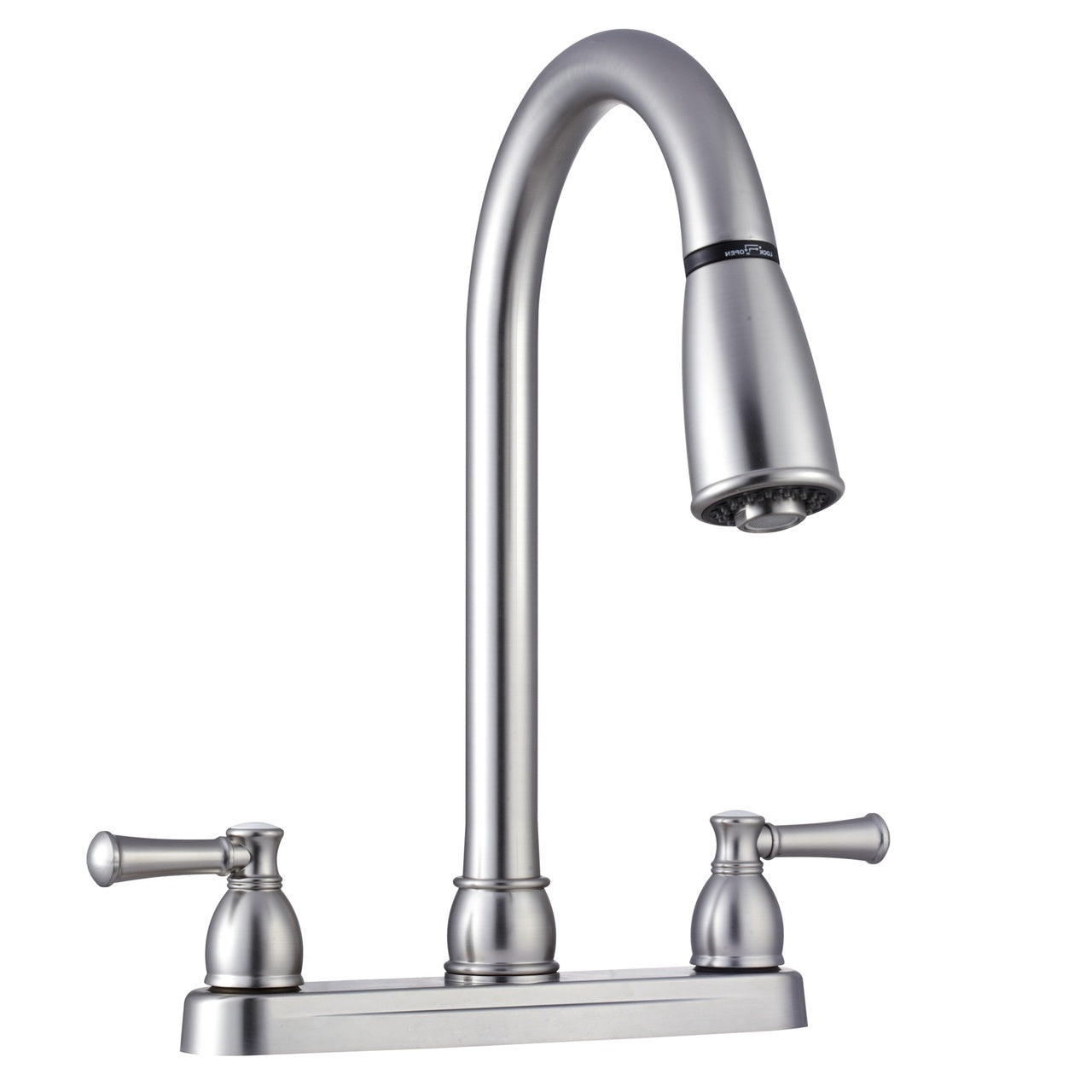 Dura Faucet DF-PK350L Non-Metallic Dual Lever Pull-Down RV Kitchen Faucet - image 3