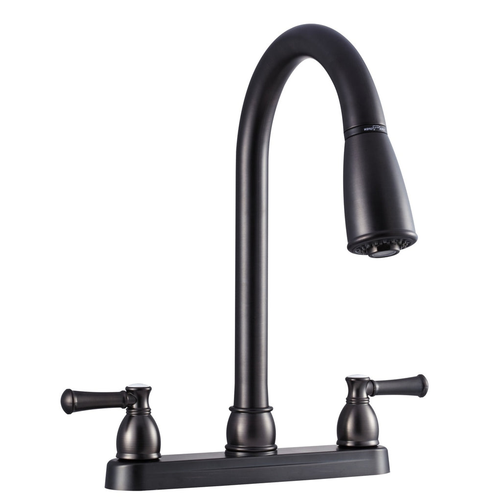Dura Faucet DF-PK350L Non-Metallic Dual Lever Pull-Down RV Kitchen Faucet - image 4