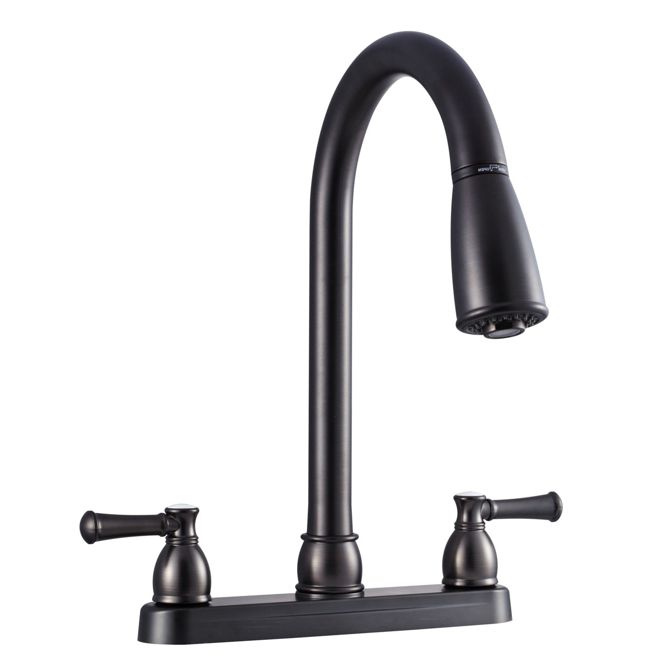 Dura Faucet DF-PK350L Non-Metallic Dual Lever Pull-Down RV Kitchen Faucet - image 4