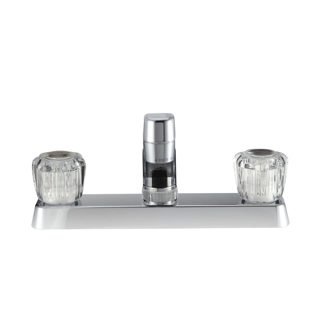 Dura Faucet DF-PK600A-CP Two Handle RV Kitchen Faucet - Crystal Acrylic Knobs - image 5