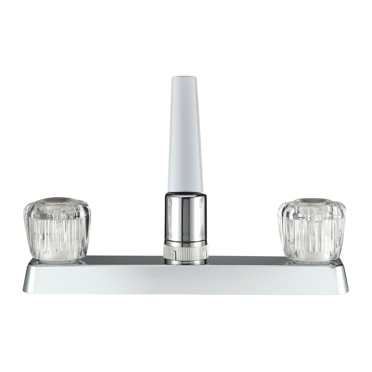 Dura Faucet DF-PK600A-CP Two Handle RV Kitchen Faucet - Crystal Acrylic Knobs - image 6