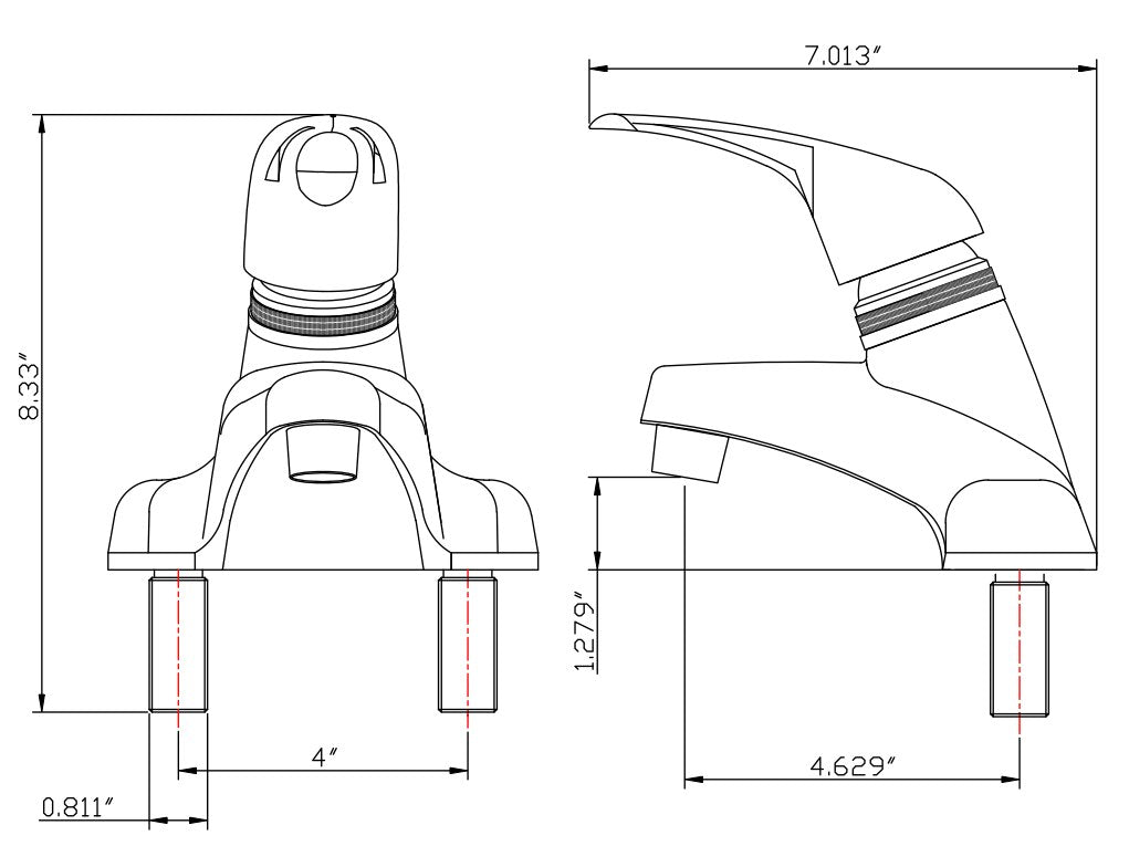 Dura Faucet DF-PL100 Single Lever RV Lavatory Faucet - image 6