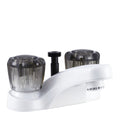 Dura Faucet DF-PL720S RV Bathroom Faucet with Shower Hose Diverter - Smoked Crystal Knobs - image 1