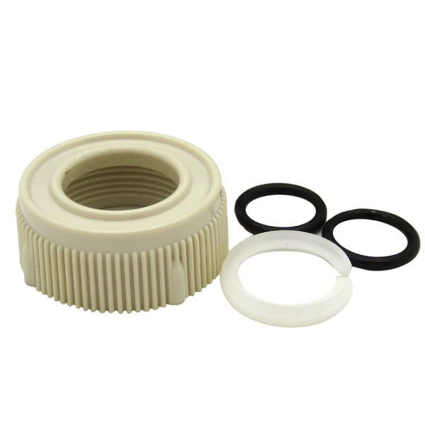 Dura Faucet DF-RK510 RV Spout Nut and Rings Replacement Kit - Bisque Parchment