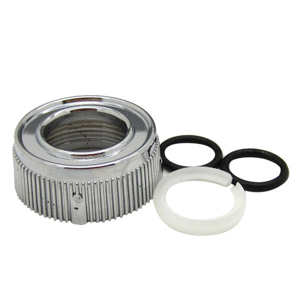 Dura Faucet DF-RK510 RV Spout Nut and Rings Replacement Kit - Chrome Polished