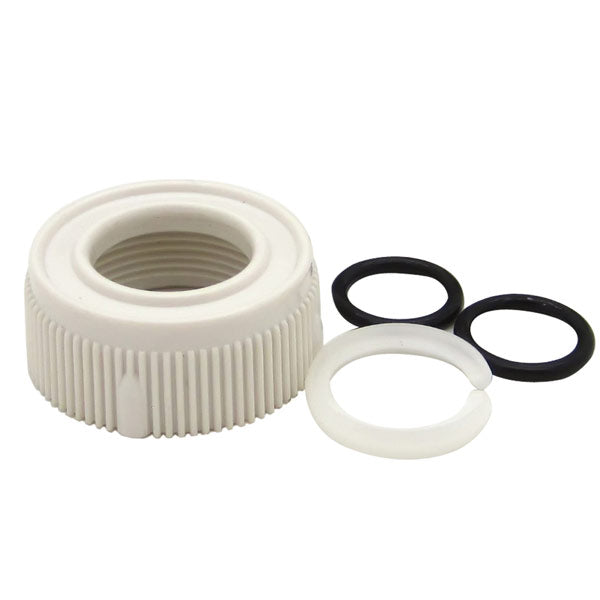 Dura Faucet DF-RK510 RV Spout Nut and Rings Replacement Kit - White