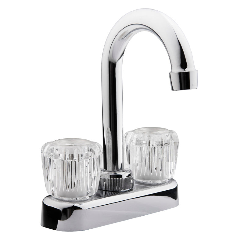 Dura Faucet DF-PB150A-CP RV Bar Faucet - Clear Knobs - image 1