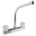 Dura Faucet DF-PK210A-CP Hi-Rise RV Kitchen Faucet - Clear Knobs - image 1