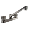 Dura Faucet DF-PK600S Two Handle RV Kitchen Faucet - Smoked Knobs - image 1